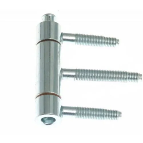 Zawias trójdzielny wkręcany galwanizowany 3-cz 20mm oc biały