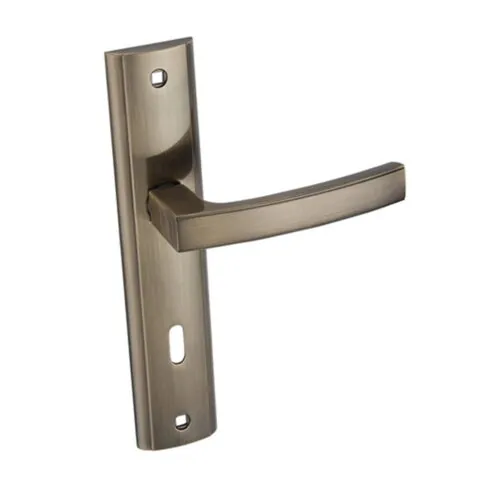 Klamka drzwiowa HERMES długi szyld 72 mm patyna Infinity Line